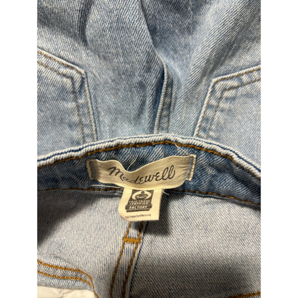 Womens Madewell The Curvy Perfect Vintage Straight Jean in Seyland Wash Sz 27 - Picture 6 of 10